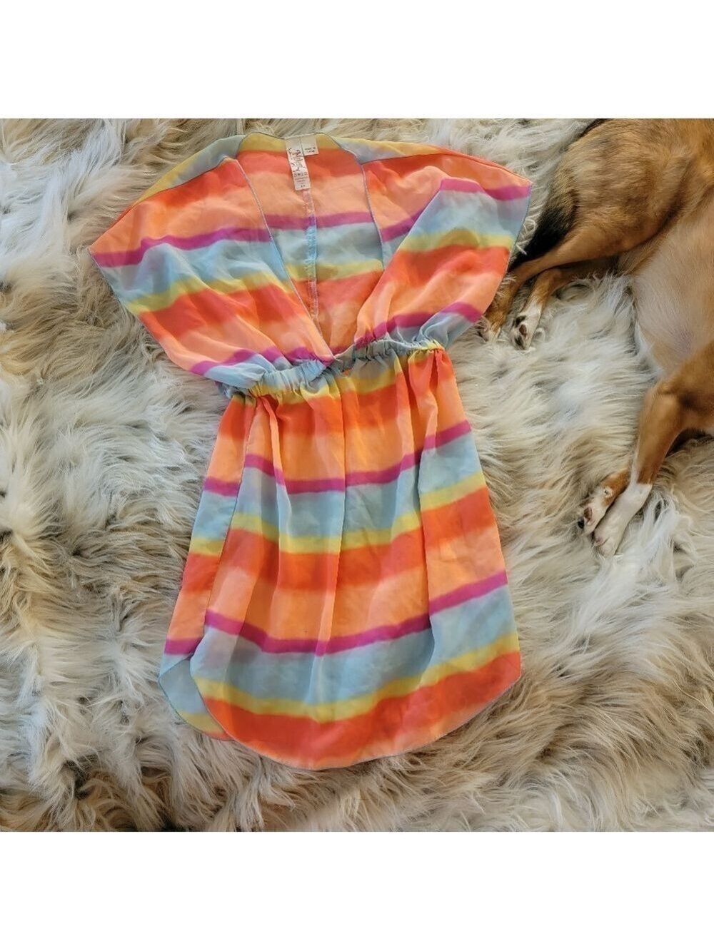 Milken Swim Rainbow Sherbert Swim Cover Up